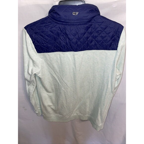 Vineyard Vines Women’s Pullover Sweat Shirt Size Small Mint Green Blue Golf - Picture 8 of 12